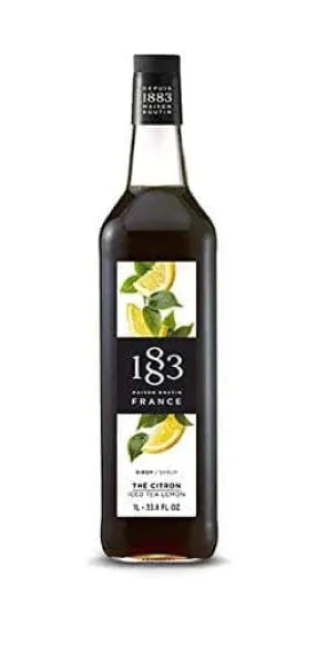 1883 - 1L Glass Bottle - Lemon Iced Tea Syrup