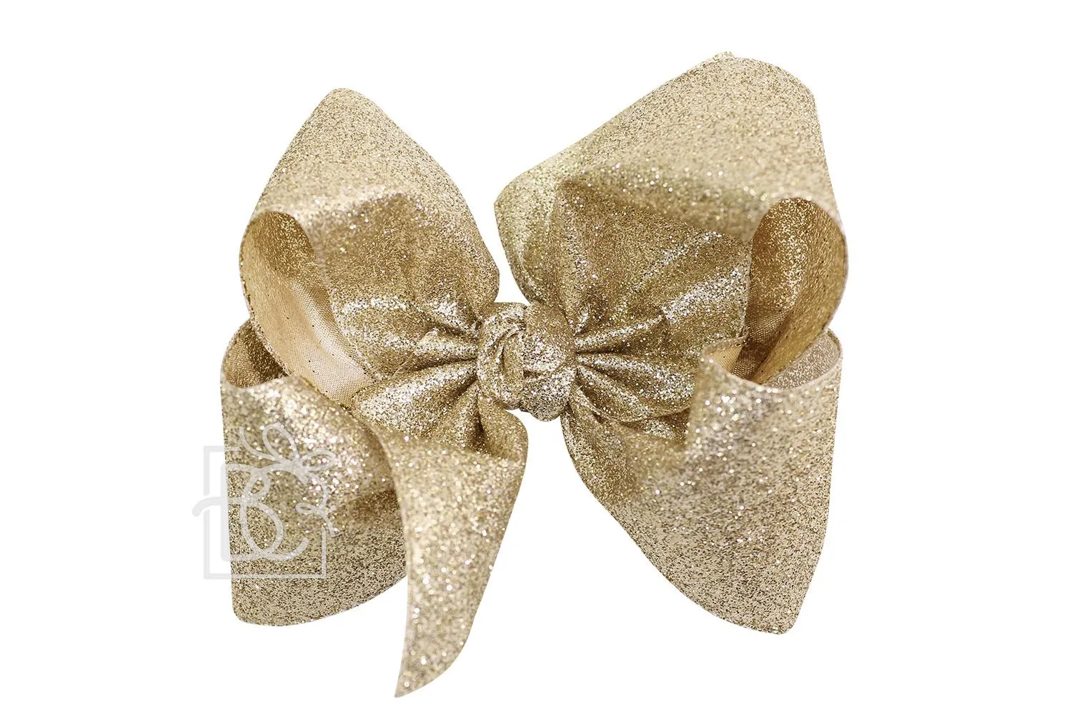 5.5" Glitter Metallic Bow