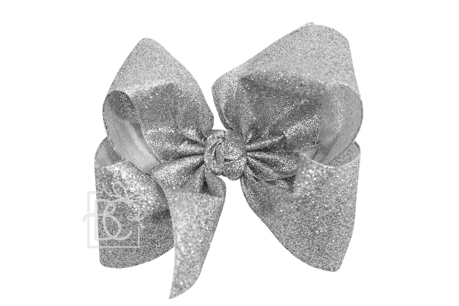 5.5" Glitter Metallic Bow