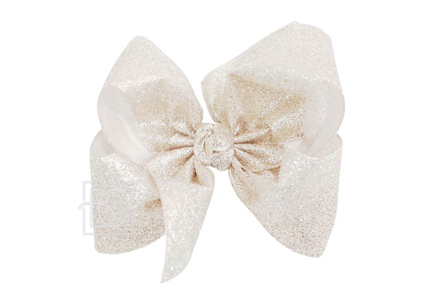 5.5" Glitter Metallic Bow