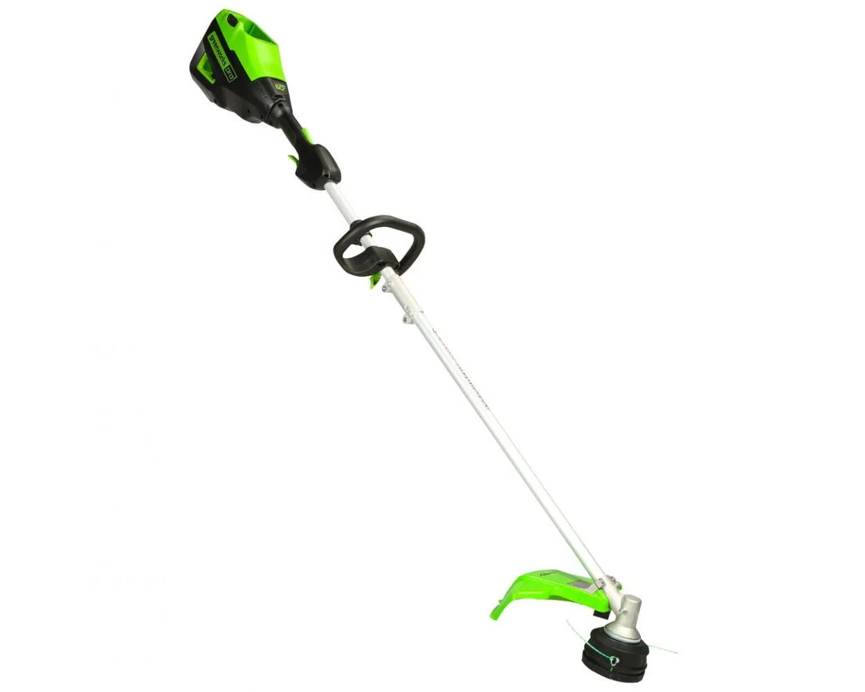 60V 16" Cordless Battery String Trimmer (Attachment Capable) & 5 Pcs Attachments Combo Kit w/ 4.0 Ah Battery & Charger