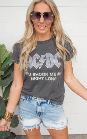 AC/DC Have a Drink On Me Burnout Tee | FINAL SALE