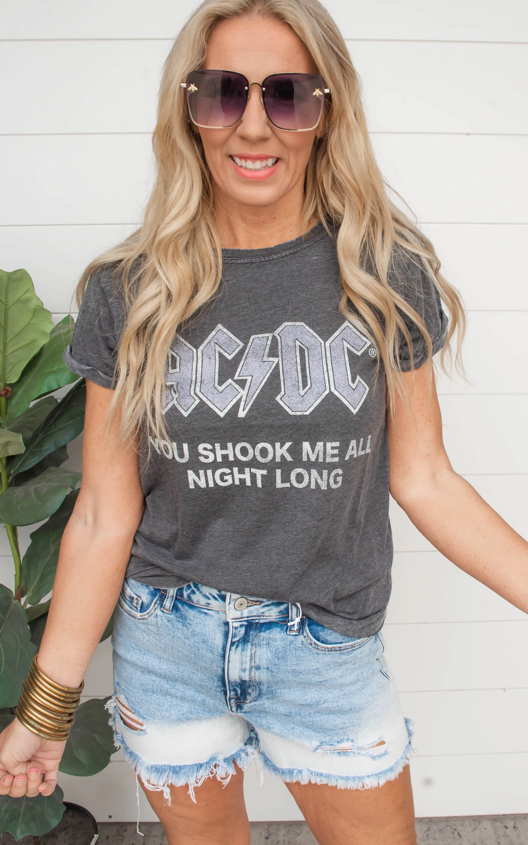 AC/DC Have a Drink On Me Burnout Tee | FINAL SALE