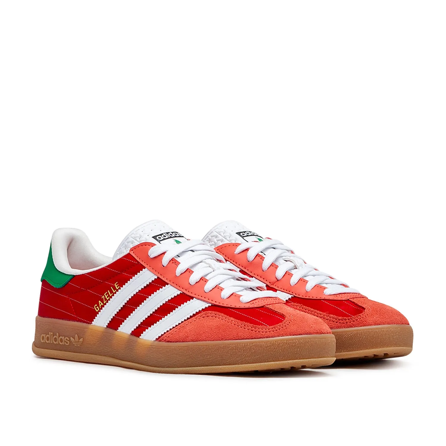 adidas Gazelle Indoor (Rot / Weiß / Grün)