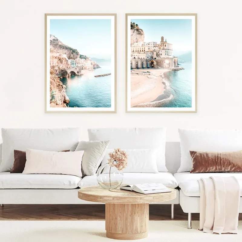 Amalfi Village II Photo Art Print