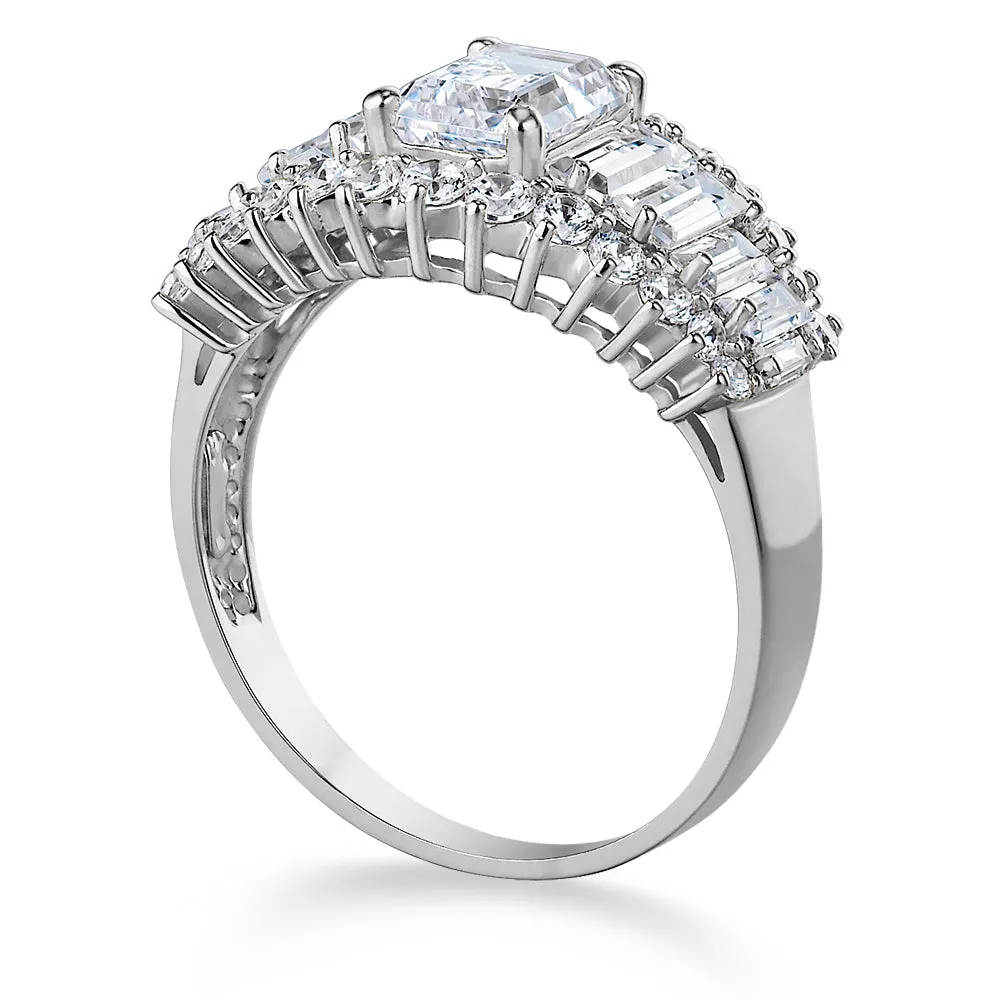 Angelina Emerald Cut Ring