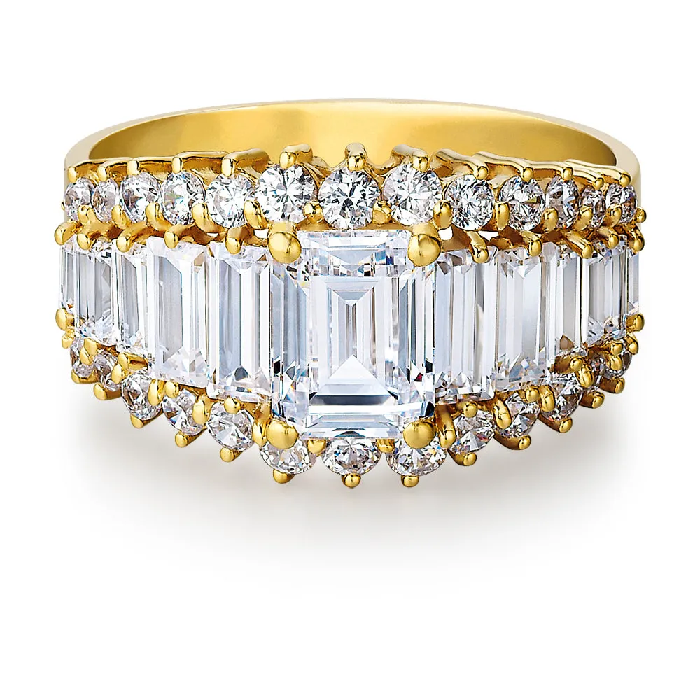 Angelina Emerald Cut Ring