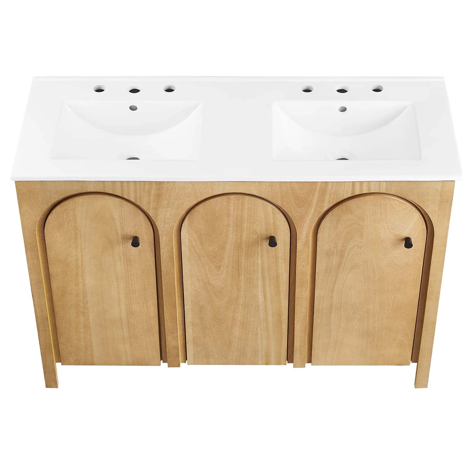 Appia 48" Double Sink Bathroom Vanity by Modway