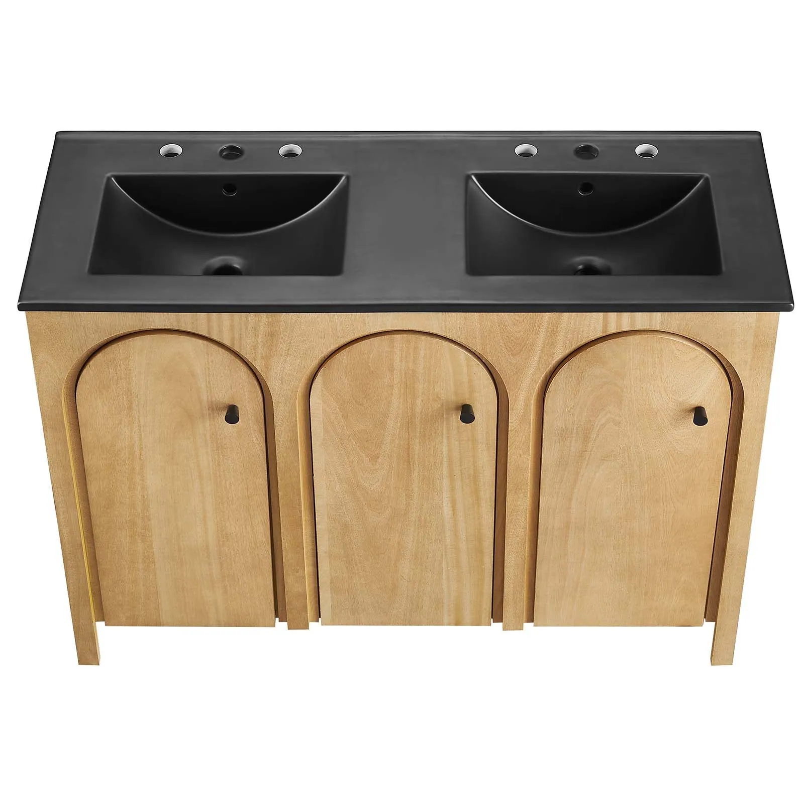 Appia 48" Double Sink Bathroom Vanity by Modway