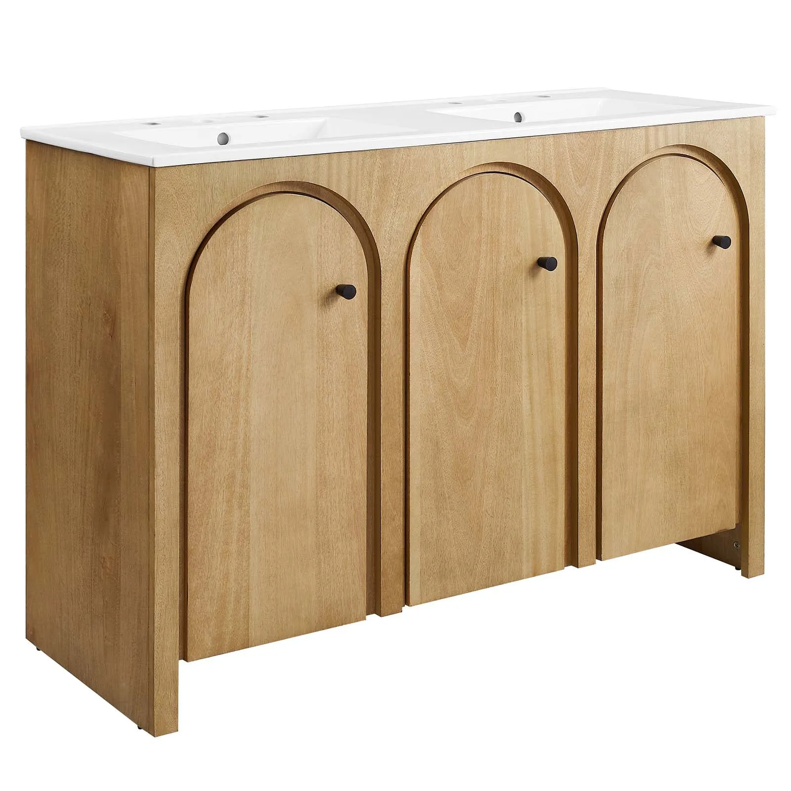 Appia 48" Double Sink Bathroom Vanity by Modway