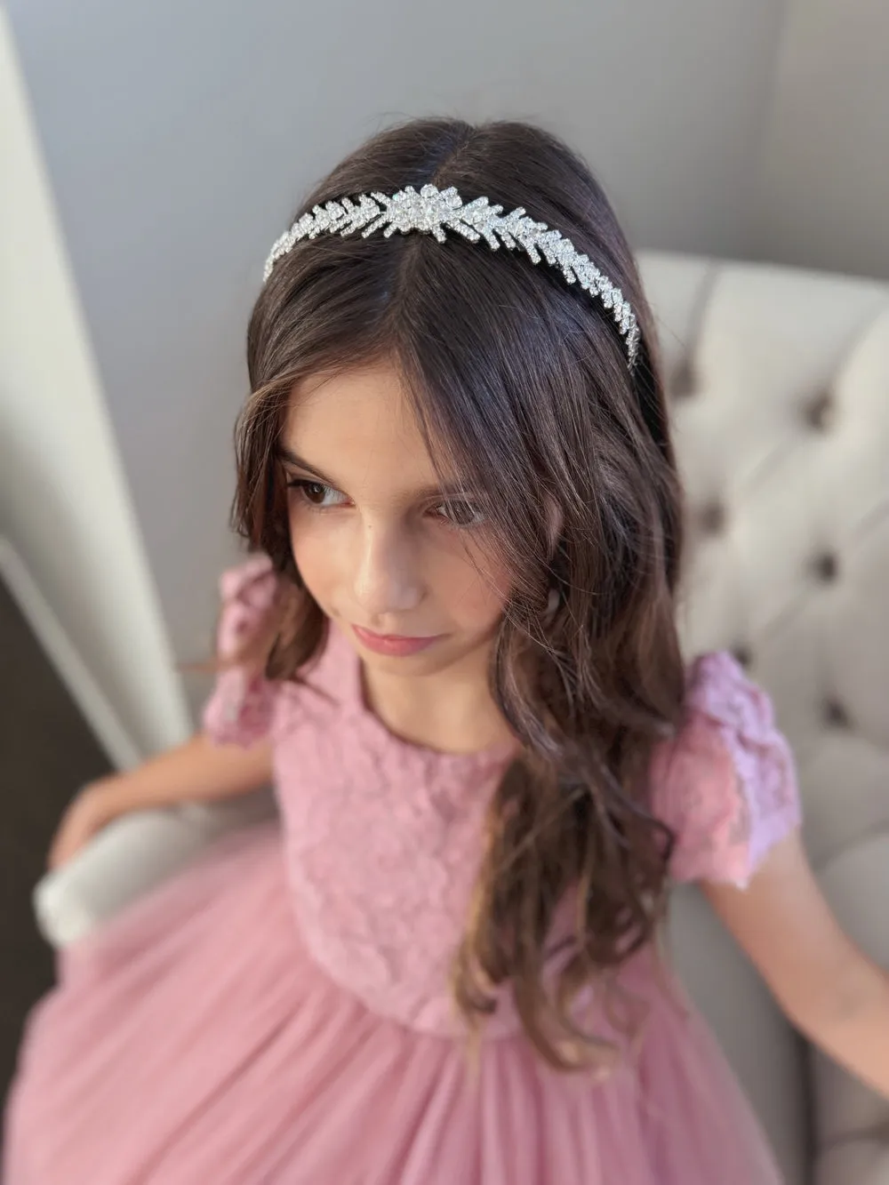 Arielle Girls Diamante Headpiece