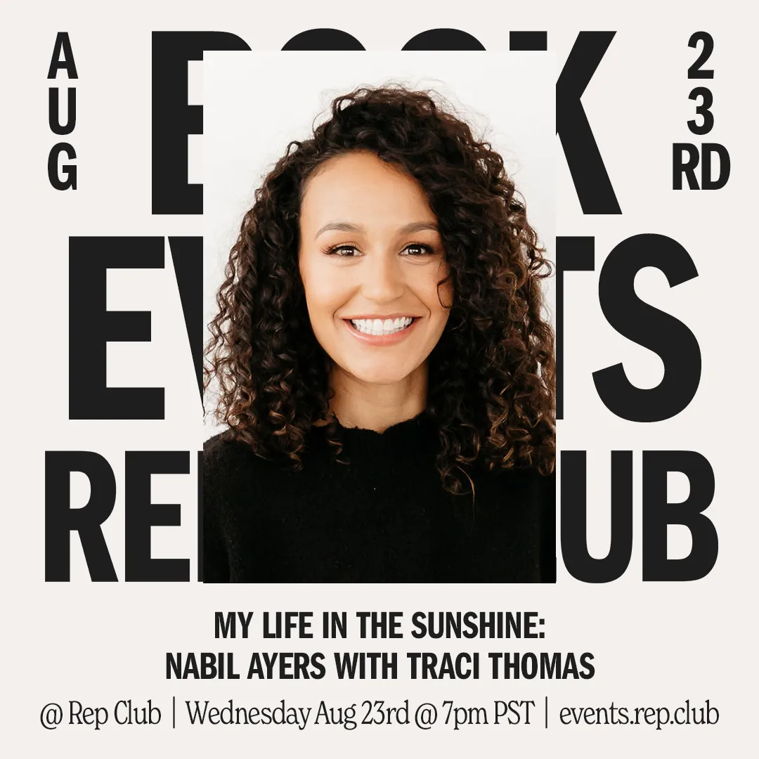 Aug 23 EVENT: My Life in the Sunshine // Nabil Ayers   Traci Thomas