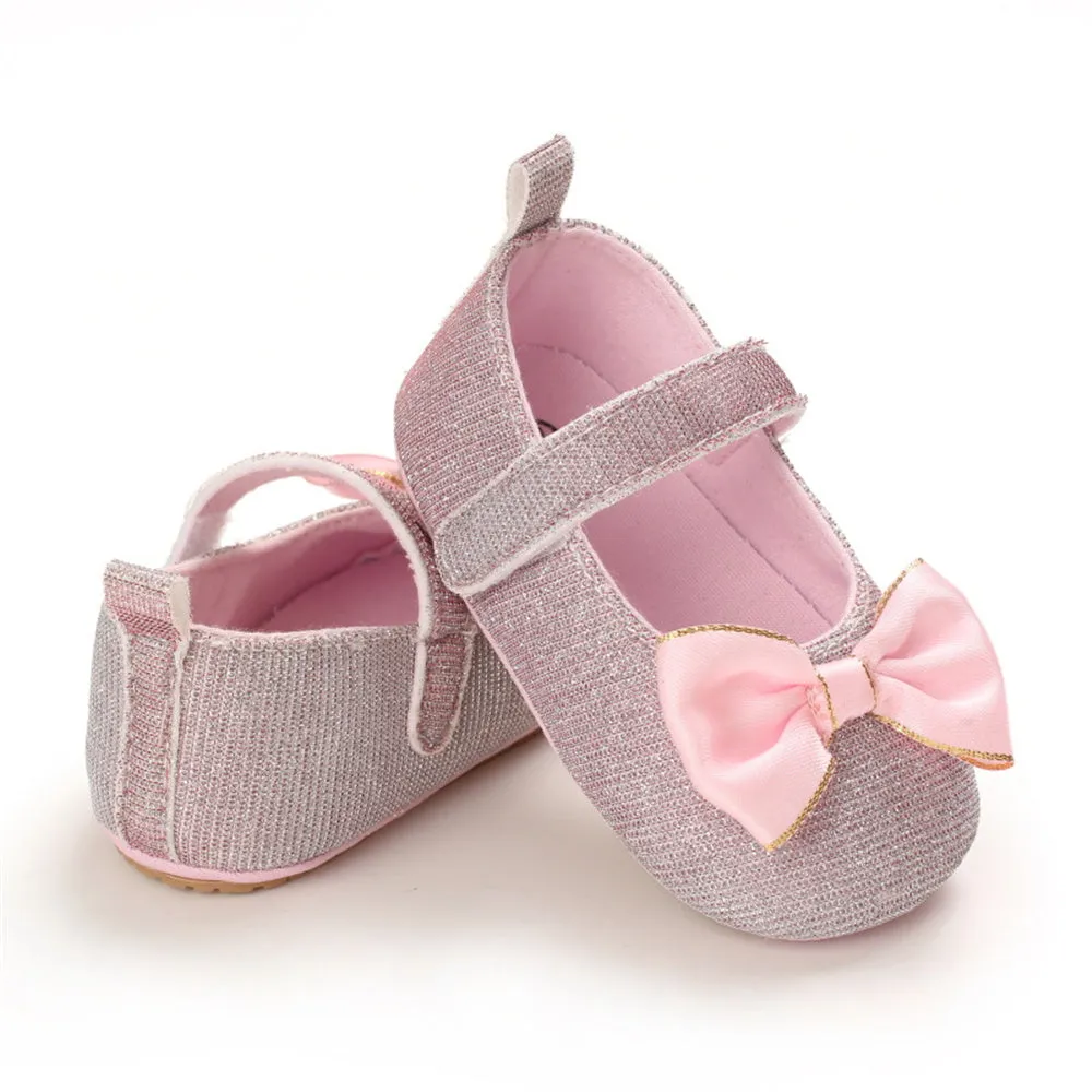 Baby Girls Bow Decor Cute Shoes Wholesale Toddler Shoes