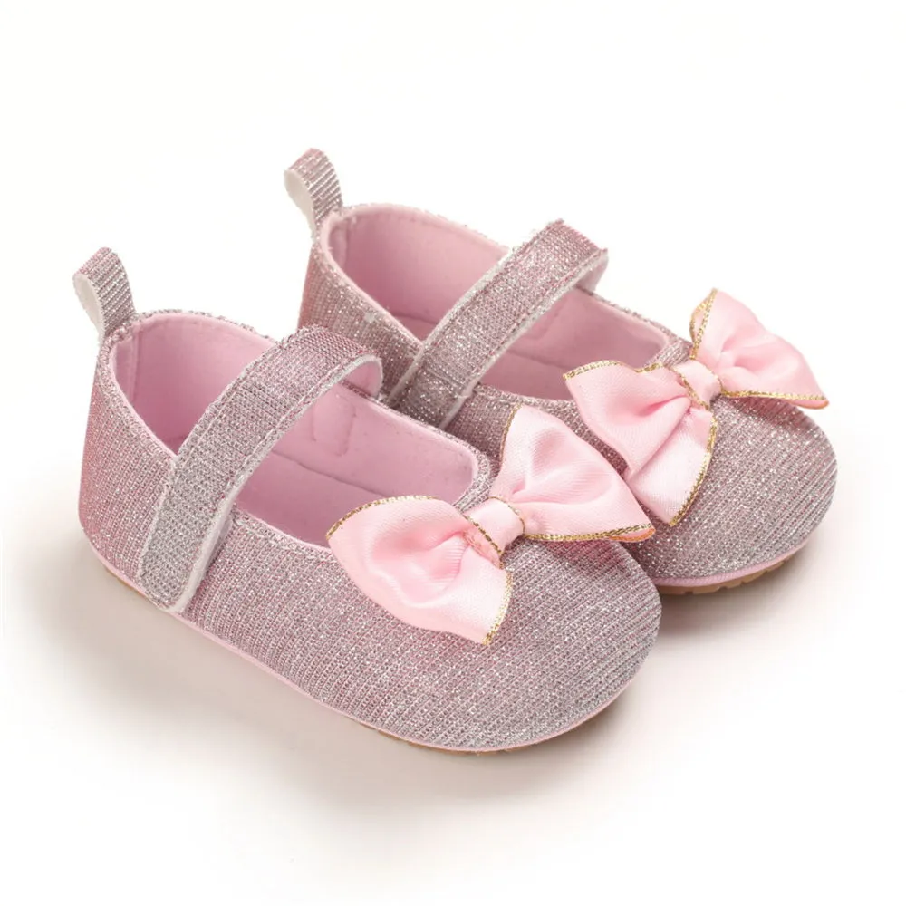 Baby Girls Bow Decor Cute Shoes Wholesale Toddler Shoes