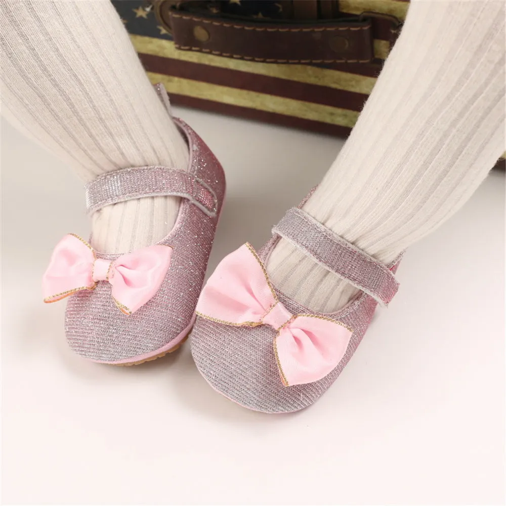 Baby Girls Bow Decor Cute Shoes Wholesale Toddler Shoes