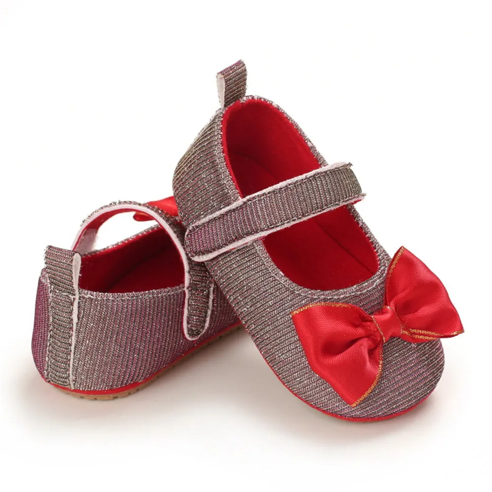 Baby Girls Bow Decor Cute Shoes Wholesale Toddler Shoes