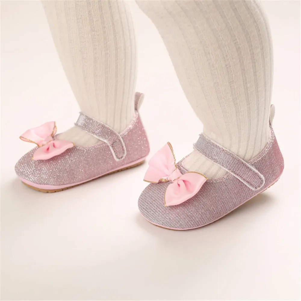 Baby Girls Bow Decor Cute Shoes Wholesale Toddler Shoes