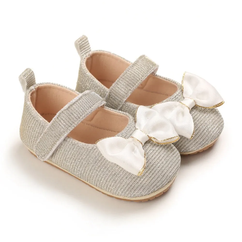 Baby Girls Bow Decor Cute Shoes Wholesale Toddler Shoes