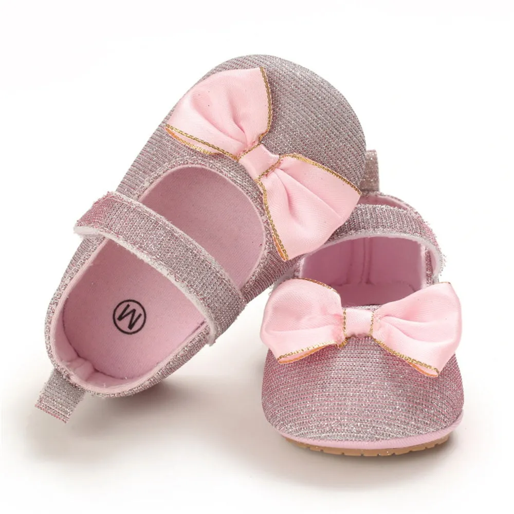 Baby Girls Bow Decor Cute Shoes Wholesale Toddler Shoes