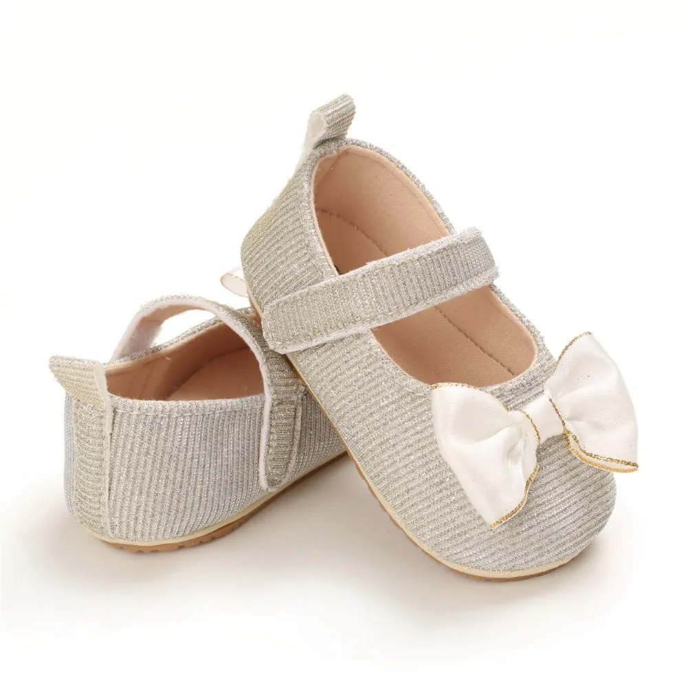 Baby Girls Bow Decor Cute Shoes Wholesale Toddler Shoes