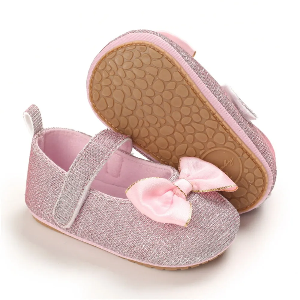 Baby Girls Bow Decor Cute Shoes Wholesale Toddler Shoes