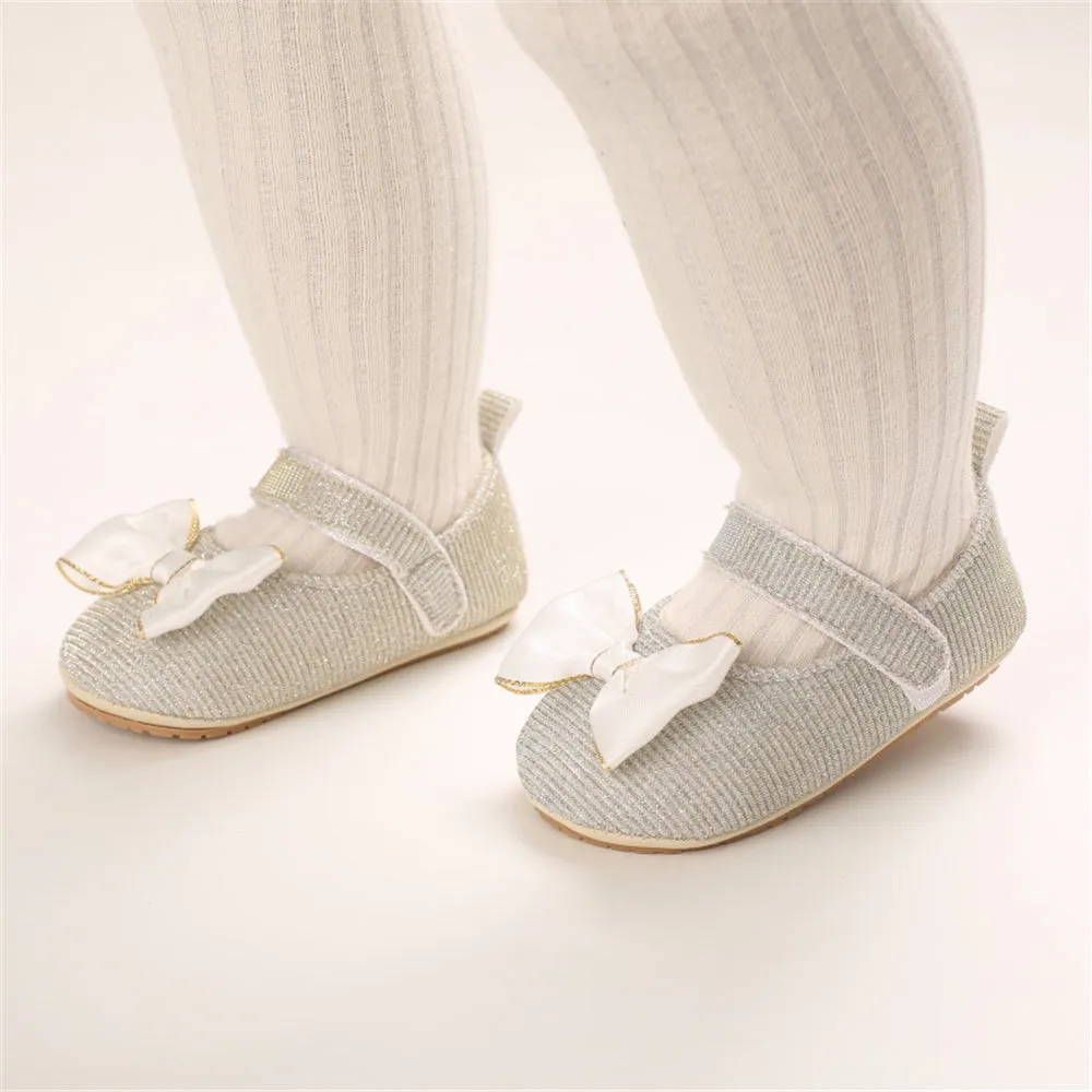 Baby Girls Bow Decor Cute Shoes Wholesale Toddler Shoes