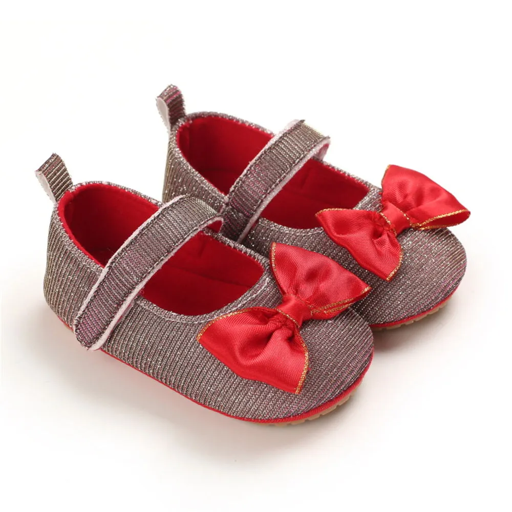 Baby Girls Bow Decor Cute Shoes Wholesale Toddler Shoes