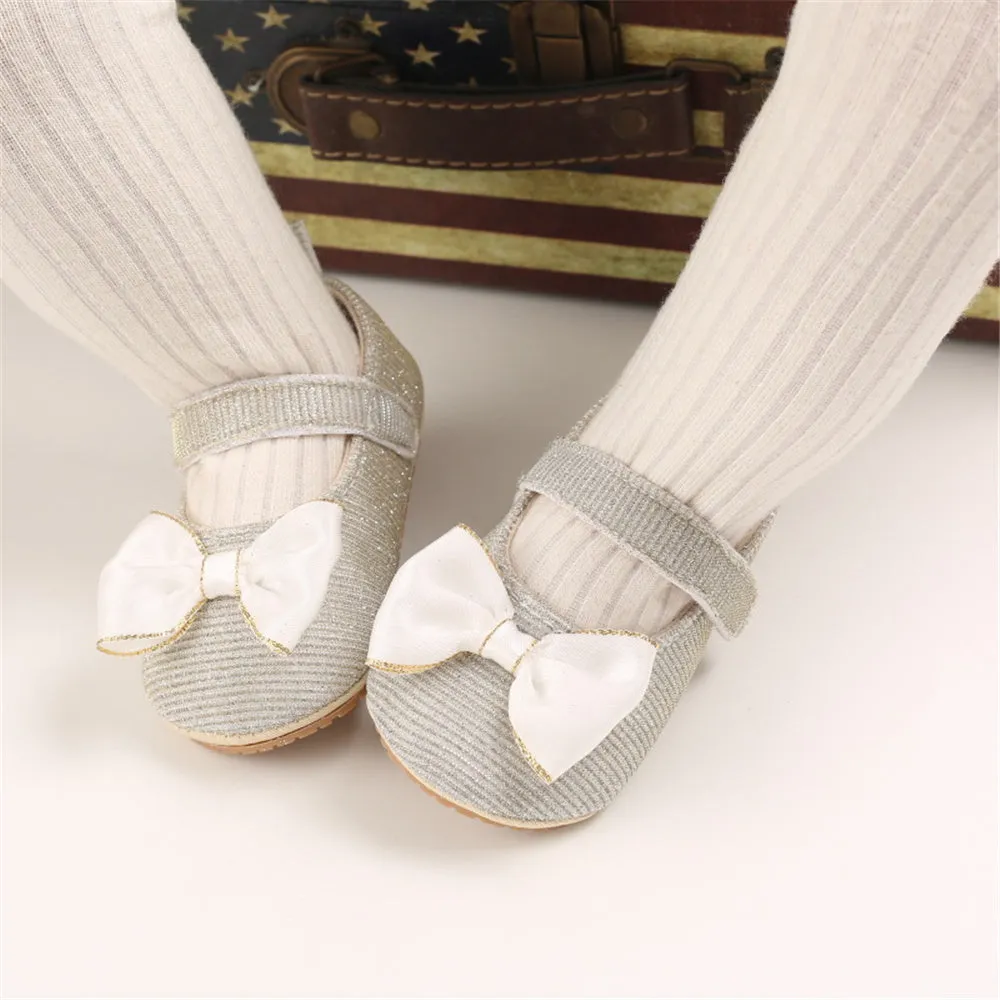 Baby Girls Bow Decor Cute Shoes Wholesale Toddler Shoes