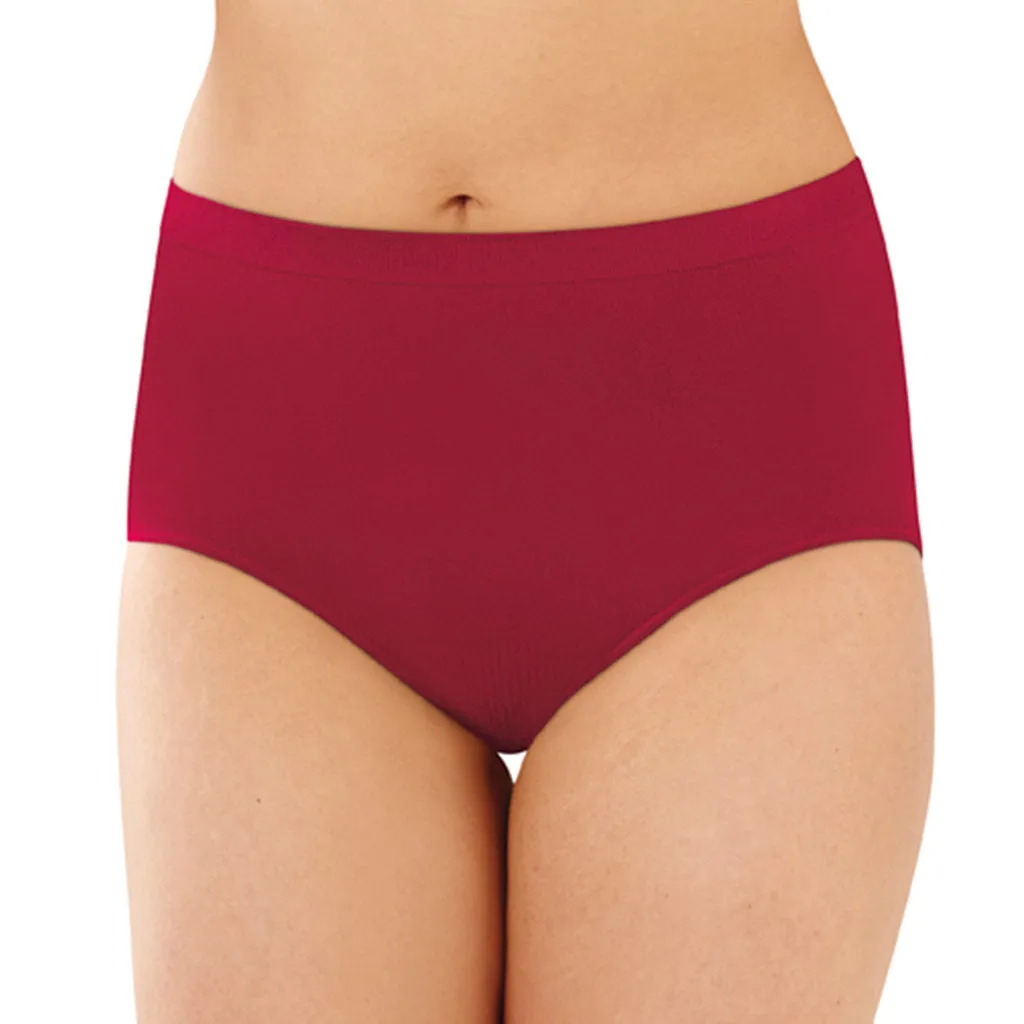 Bali Microfiber Solid Brief Panty