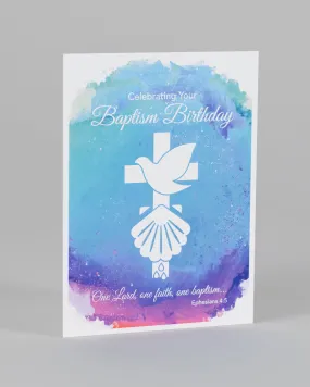 Baptism Birthday Card (Set of 6)