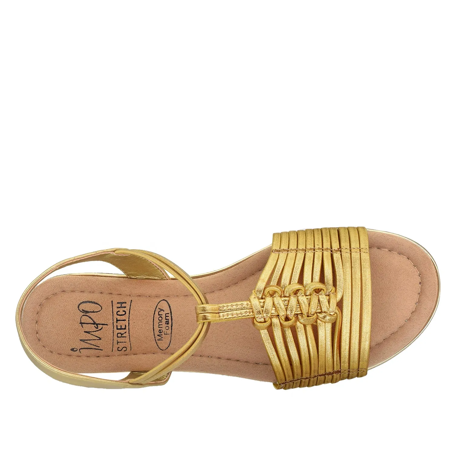 Barella Stretch Elastic Sandal with Memory Foam