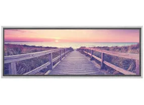 Beach Boardwalk Panorama | Canvas Wall Art Print