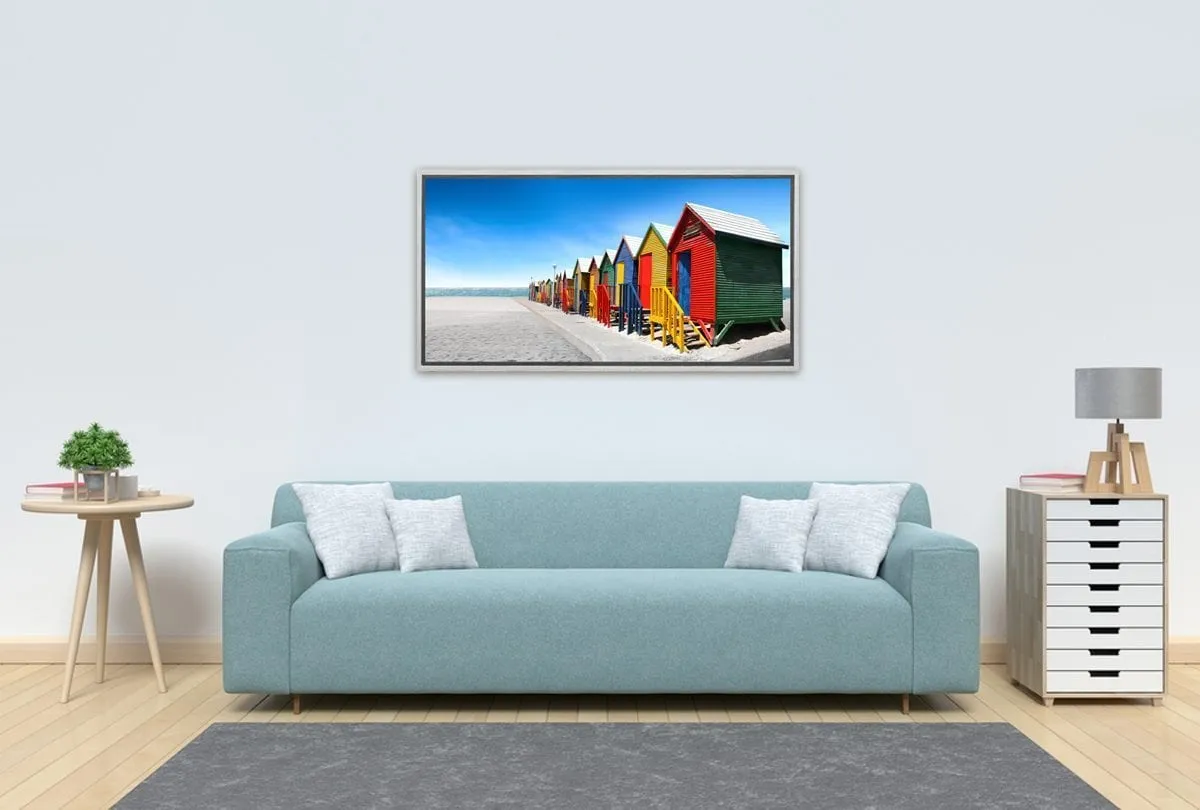 Beach Huts | Canvas Wall Art Print