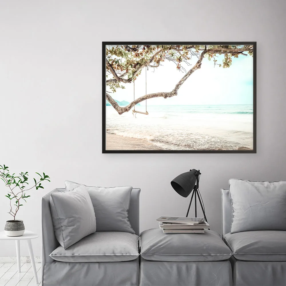 Beach Swing I Photo Art Print