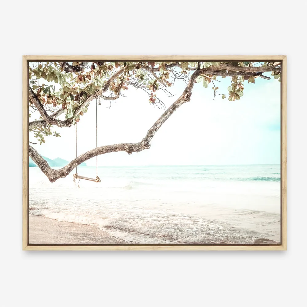 Beach Swing I Photo Canvas Print