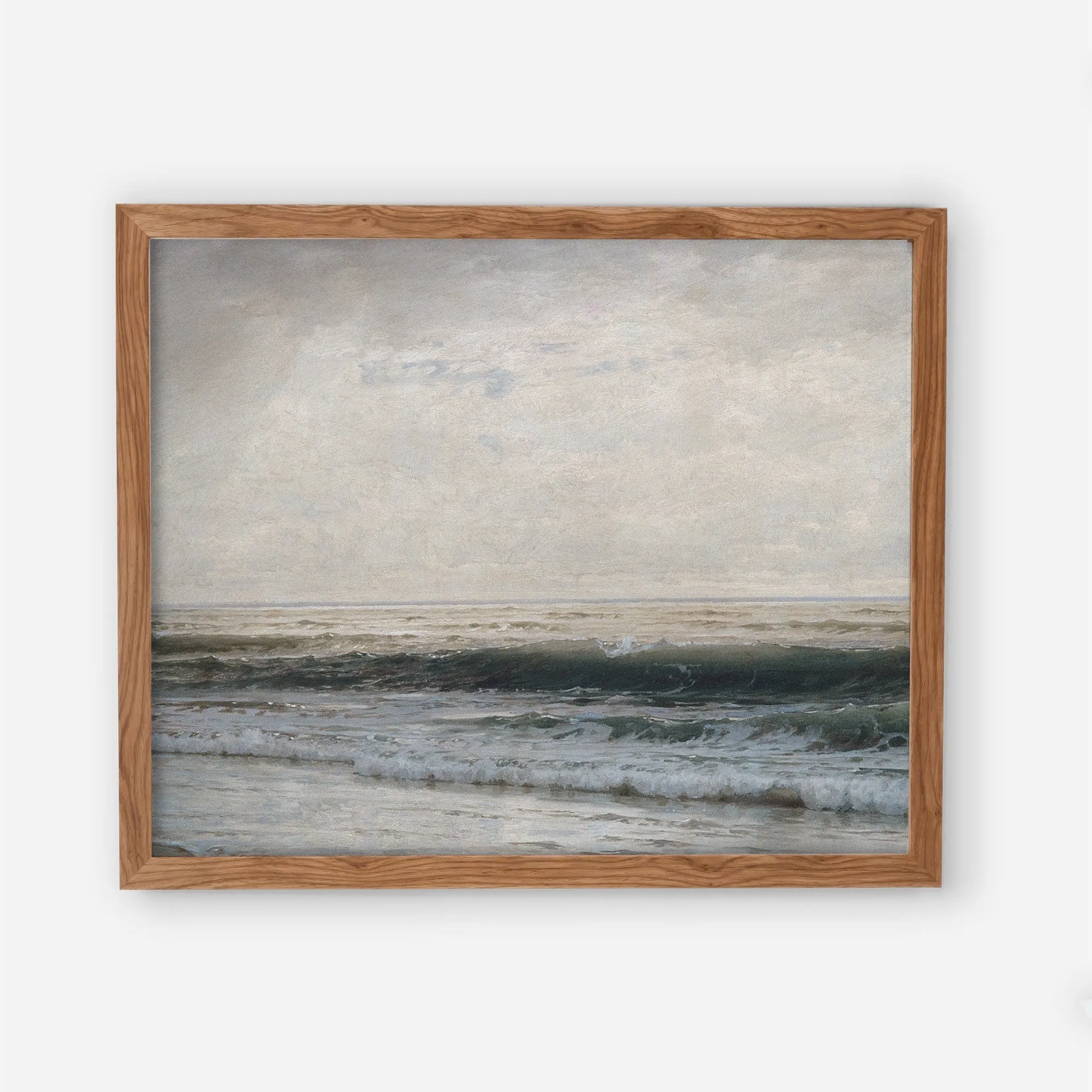 Beach Waves Vintage Wall Art