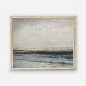 Beach Waves Vintage Wall Art