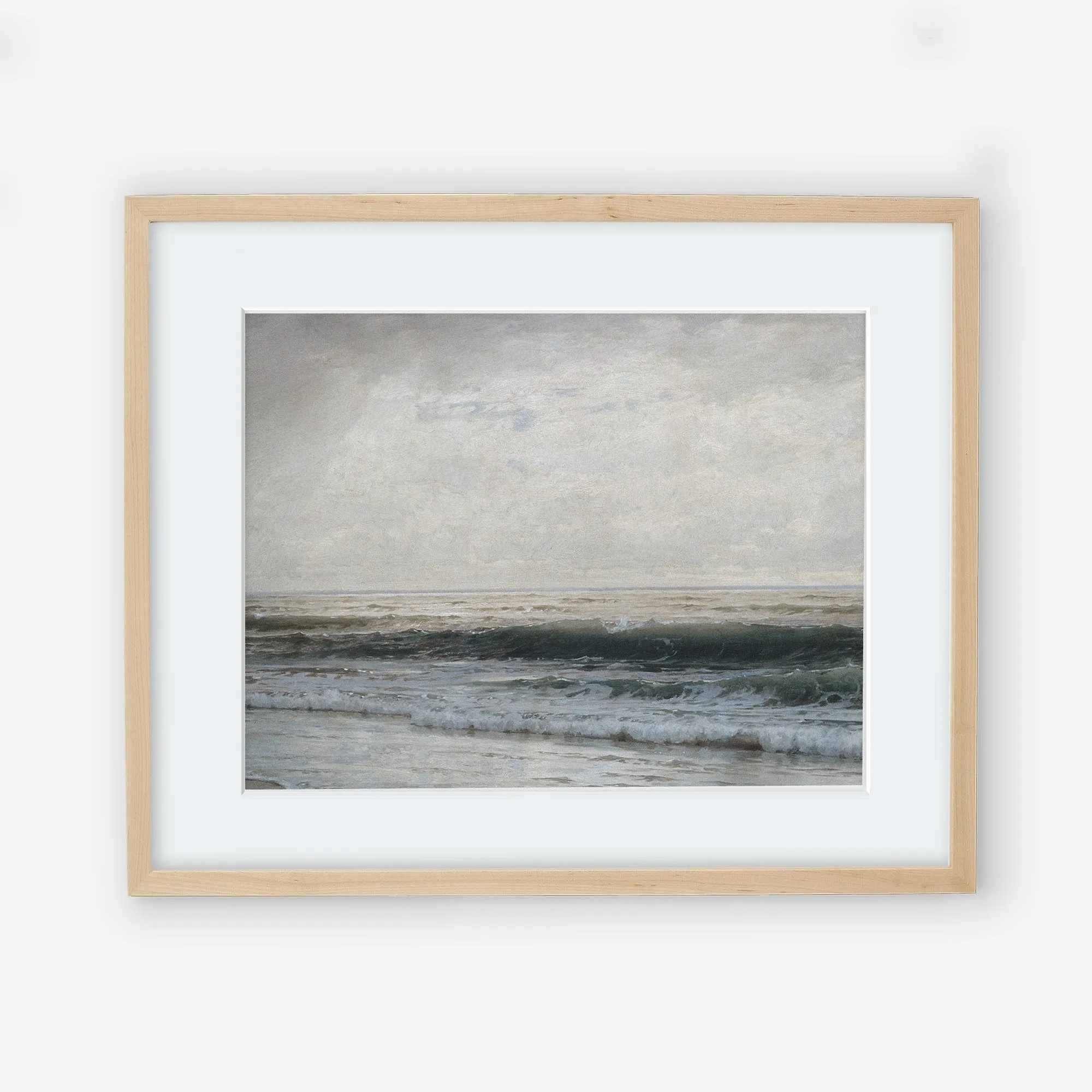 Beach Waves Vintage Wall Art