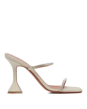 Beige Canvas Gilda Sandals