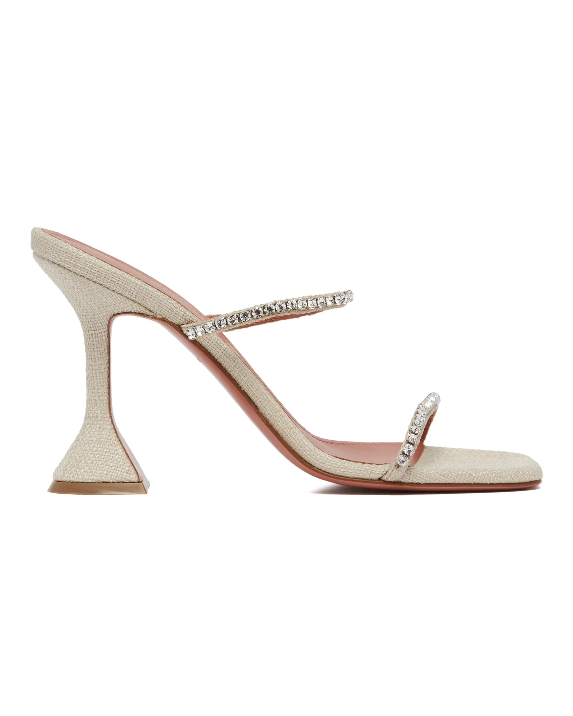 Beige Canvas Gilda Sandals