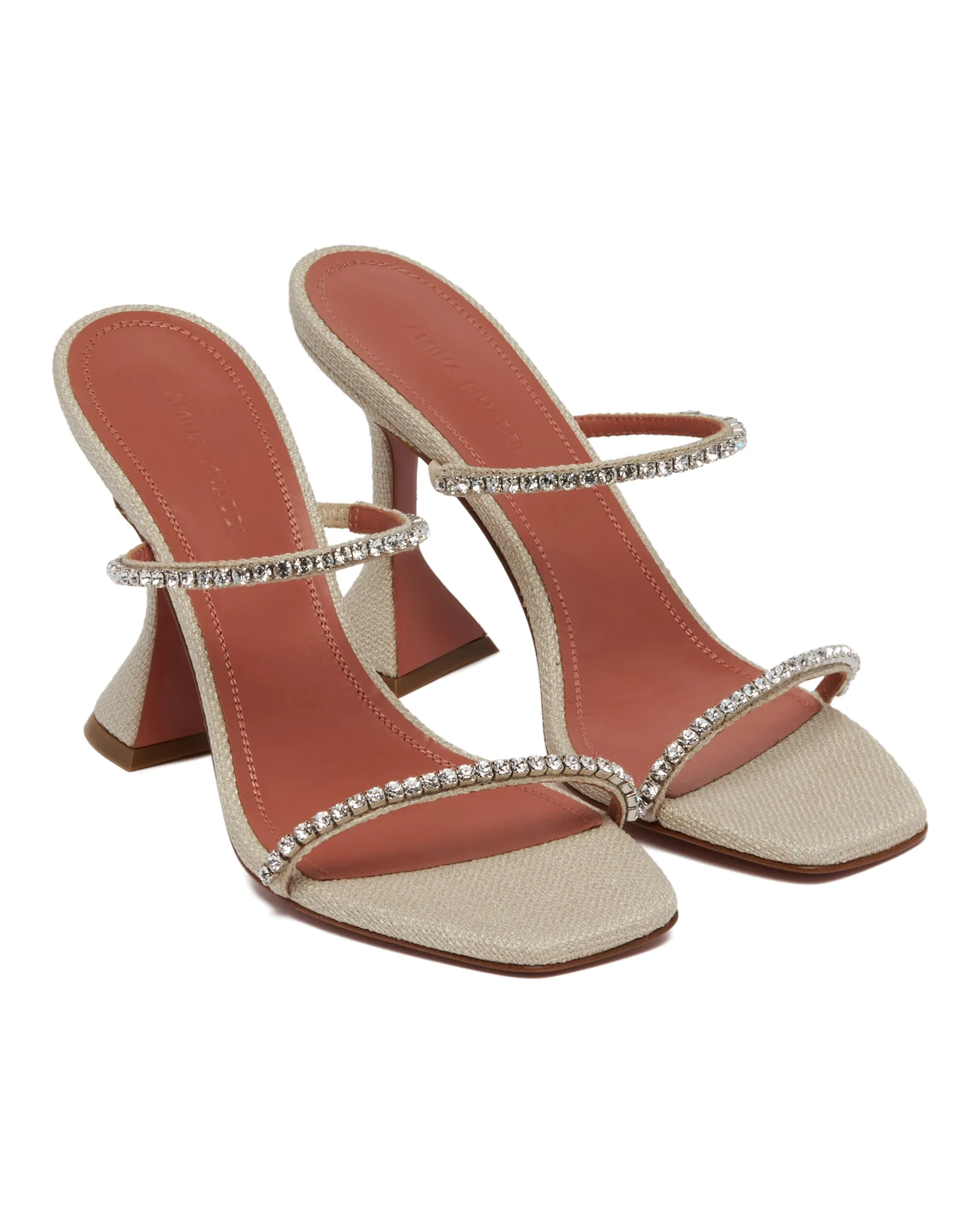 Beige Canvas Gilda Sandals