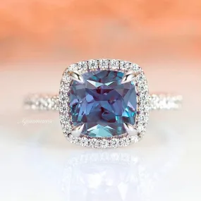 Belle Alexandrite Ring- Sterling Silver