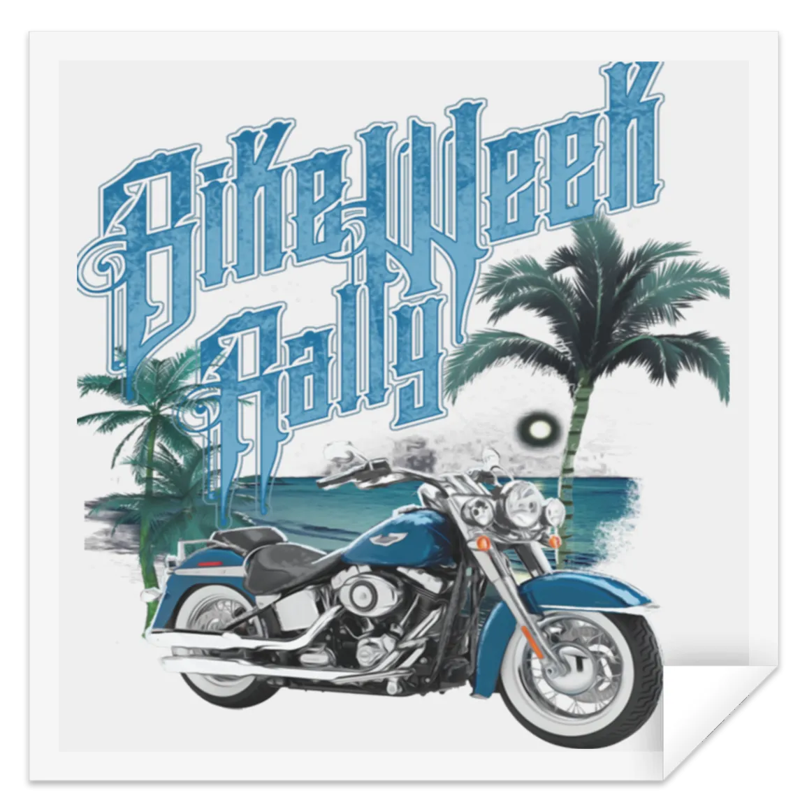 Bike Week Rally Sticker