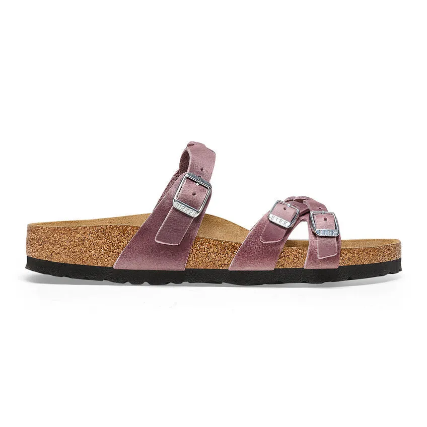 Birkenstock Women's Franca Oiled Leather (Lavender - Regular Fit)