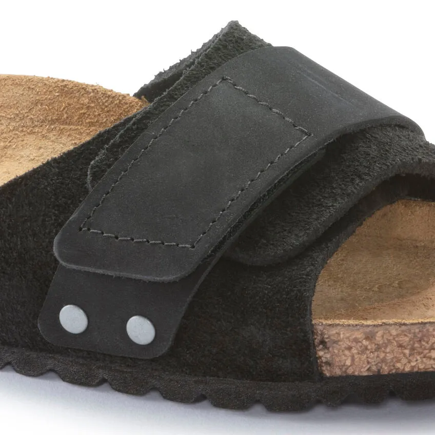 BIRKENSTOCK Women's Oita Suede Leather (Black - Narrow Fit)