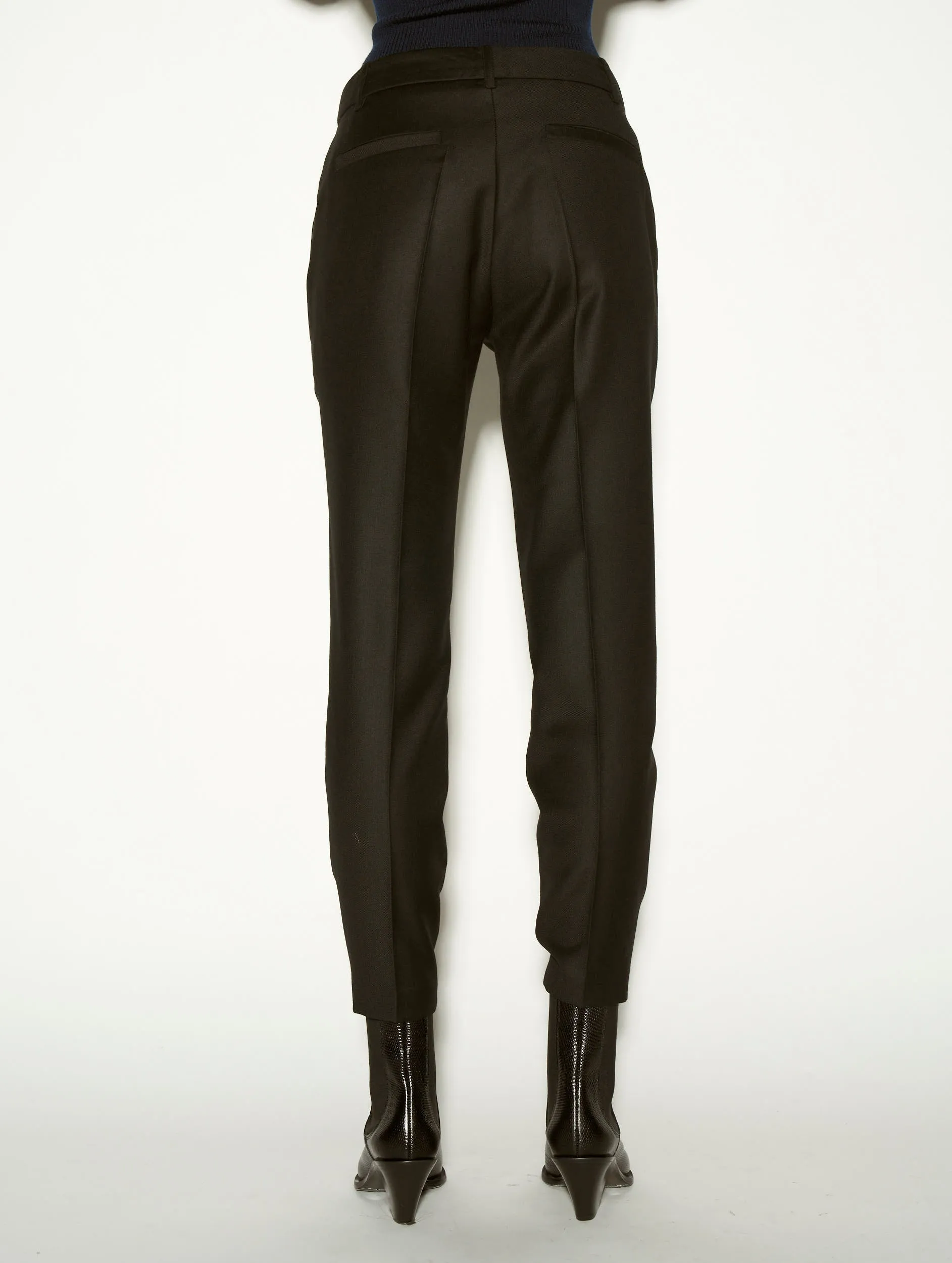 Black cashmere wool Roxy suit trousers