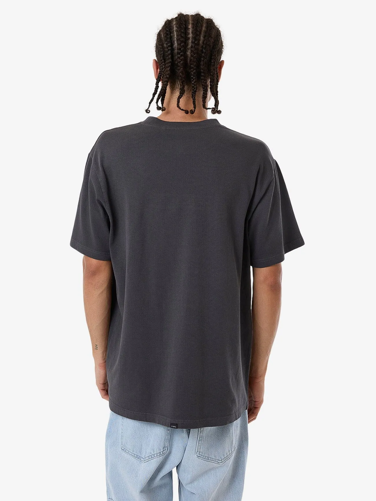 Blurr Embro Merch Fit Tee - Dark Charcoal