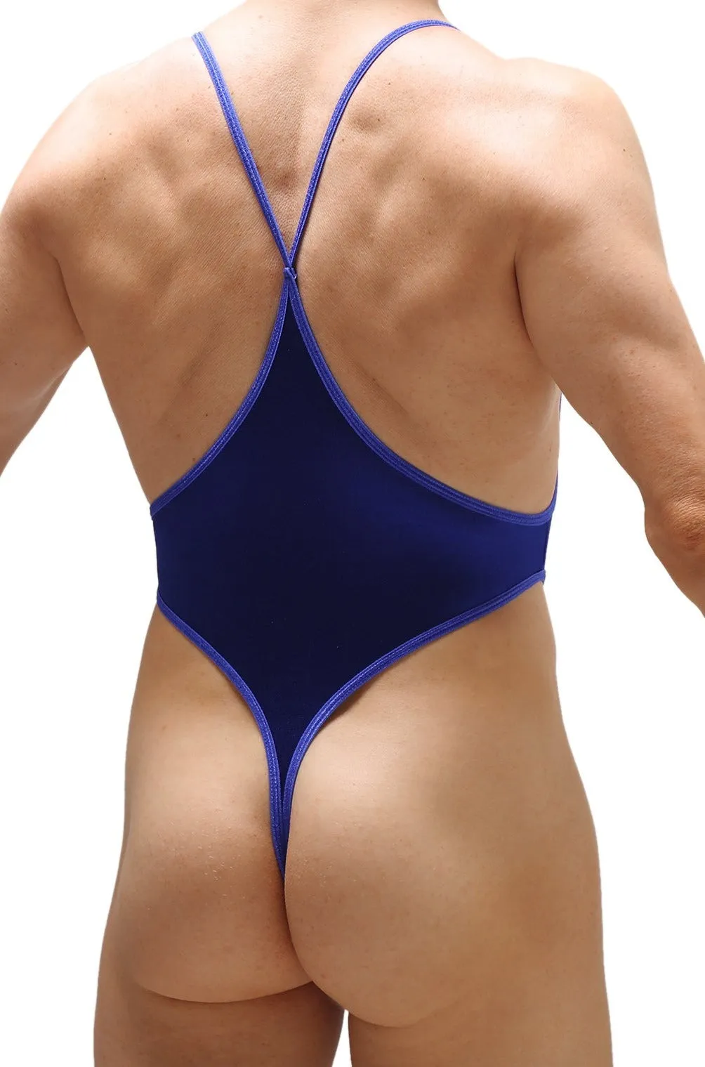 Bodythong Causson Satin Sapphire