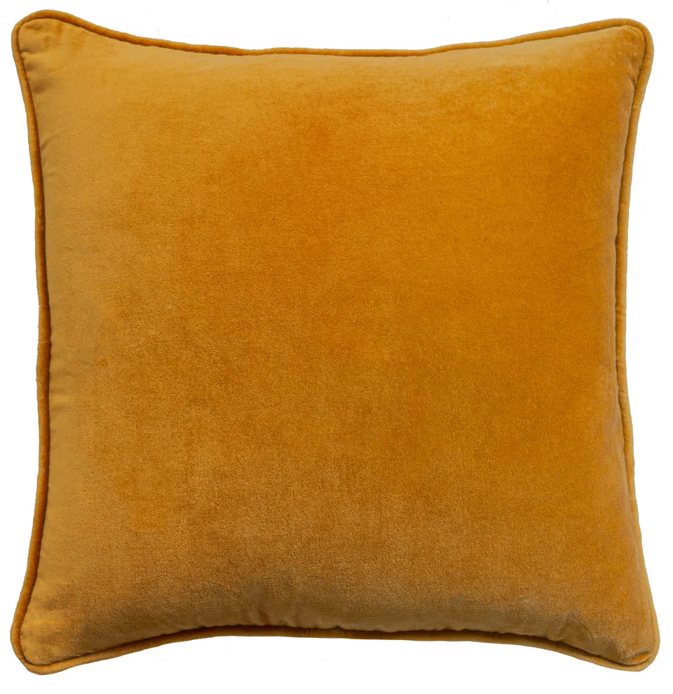 Castle Butterscotch Velvet Cushion