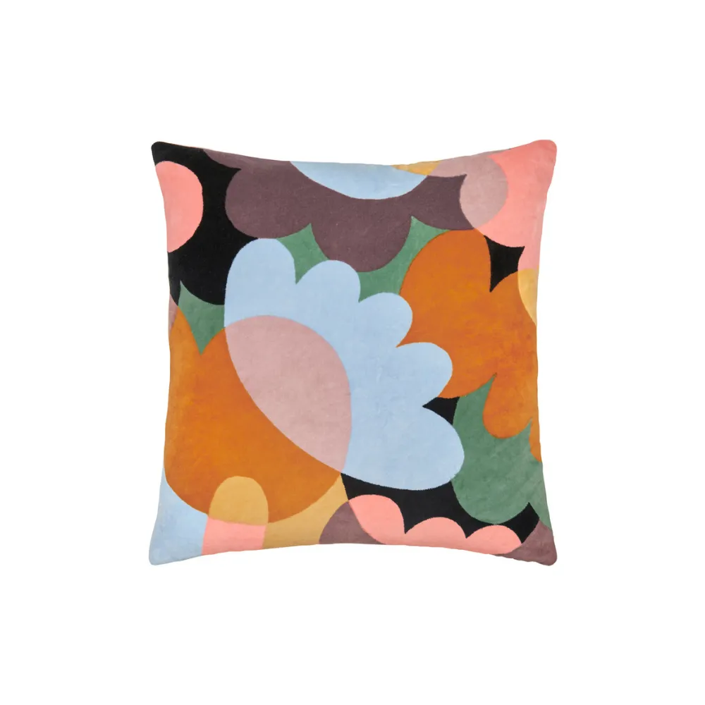 Castle Harlequin Velvet Cushion